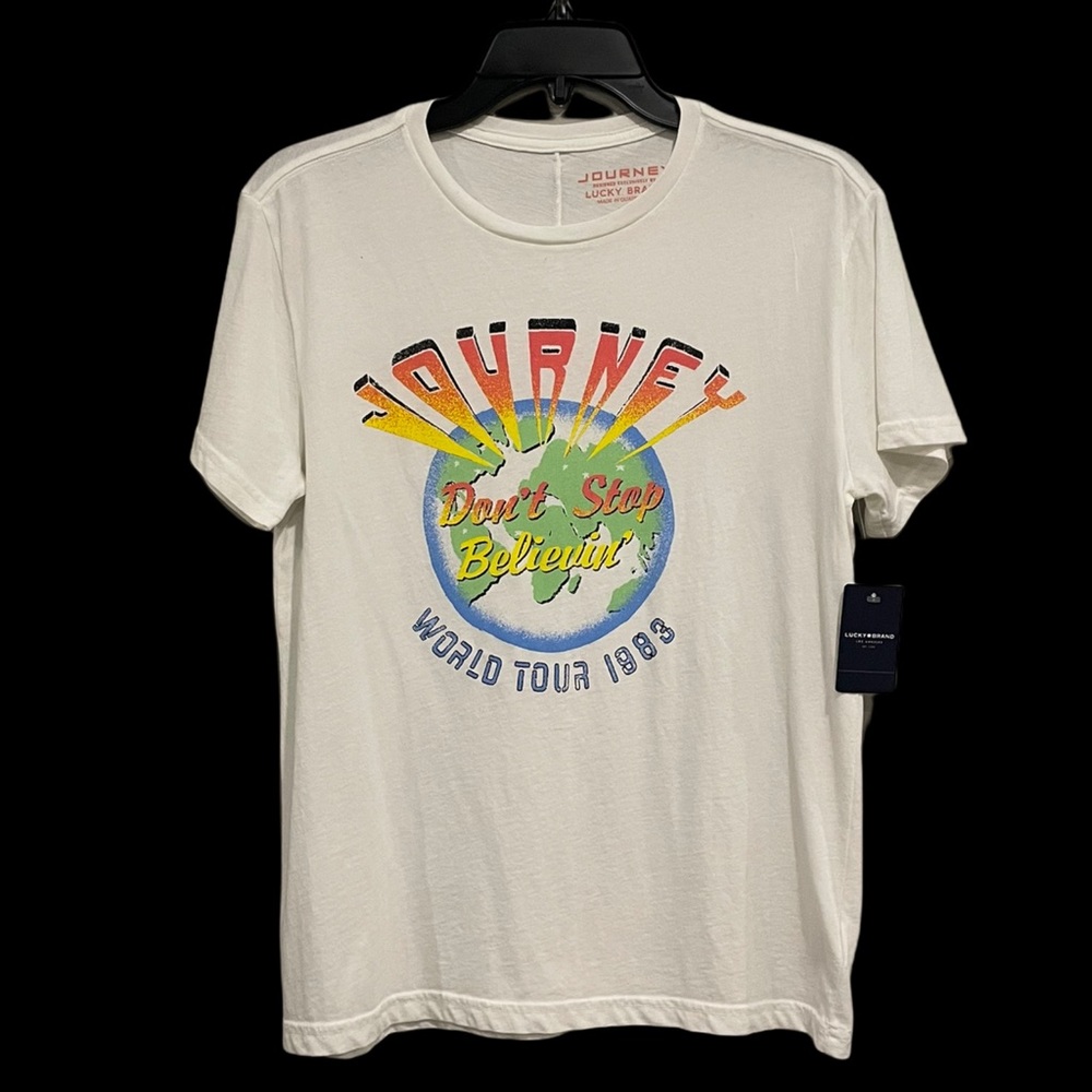 Lucky‎ Brand Journey World Tour 1983 Women’s T-Shirt Sz XS & Small, NWT
